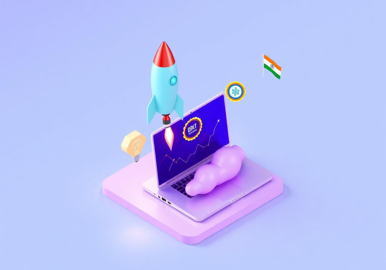 Startup India Registration illustration